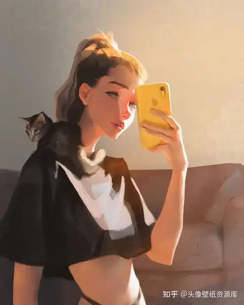 高级感头像欧美女生质感