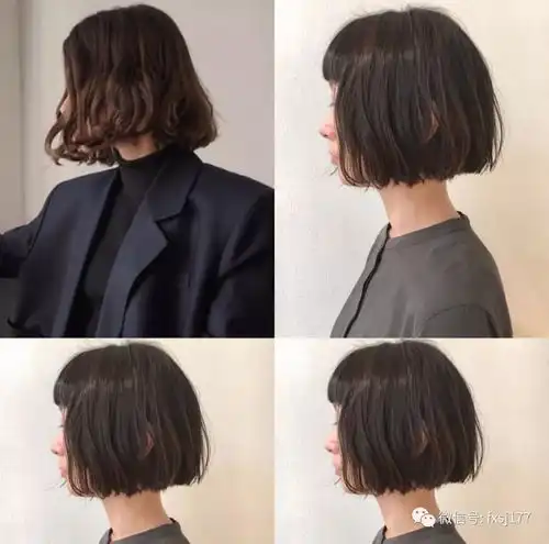 欧美风短发,照着剪你也能美上天