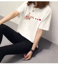 夏季新款韩版女装时尚百搭简约上衣学生打底衫t恤女nc1615