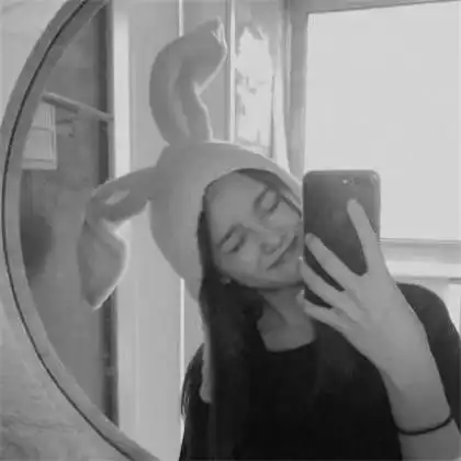 手绘黑白头像女幽默笑话