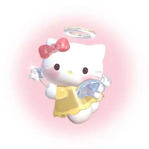 女佛头像kitty