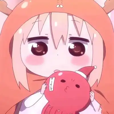 个性网女可爱头像卡通倒