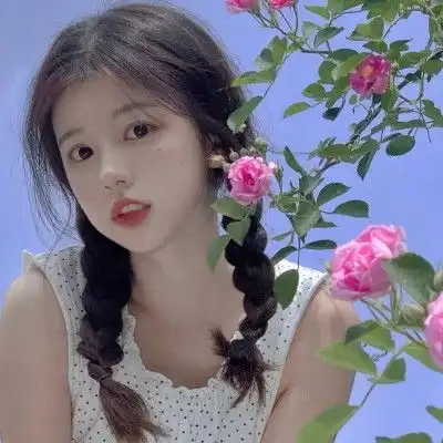 女生头像带花真人剔除