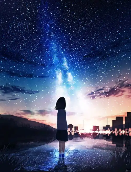 p站精选100张插画欣赏,唯美画风孤独的少女走过万千风景特辑