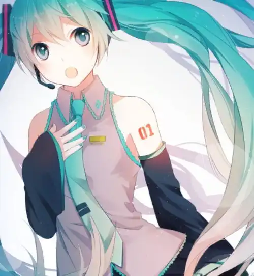 动漫美图来自二次元的初音,最初的声音,无限的未来