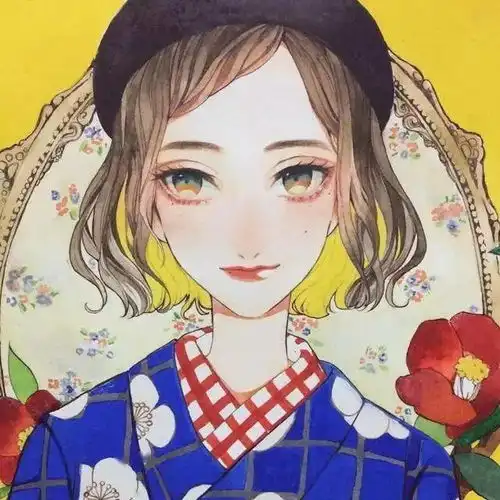 唯美卡通女孩头像