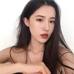 长发气质美女头像蔡少芬