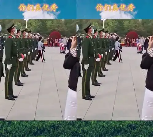 兵哥哥在站岗执勤,美女非要过去合影,不影响他们执勤吗