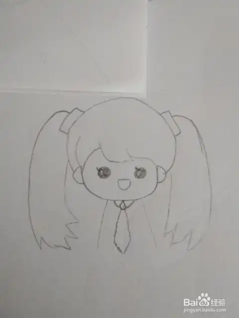 多妈简笔画一个漂亮的小女孩