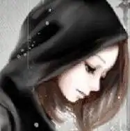 qq头像女生的侧面,闭着眼睛,短发