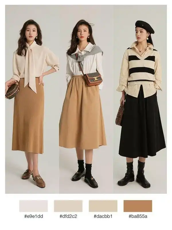 30岁女人穿搭多点高级感,学会莫兰迪配色,温柔好感度满满