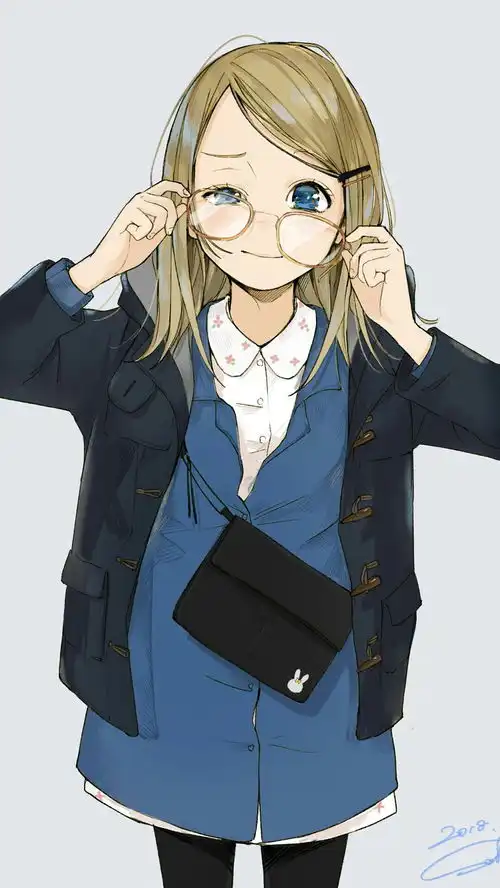 二次元精致壁纸福利向︶眼镜,少女,你好篇part.1