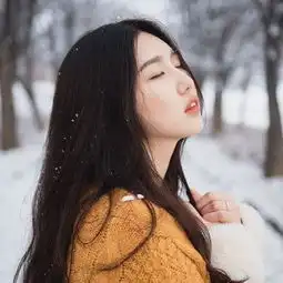 美女头像霸气侧颜编发