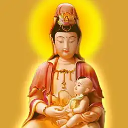 女佛头像幼儿