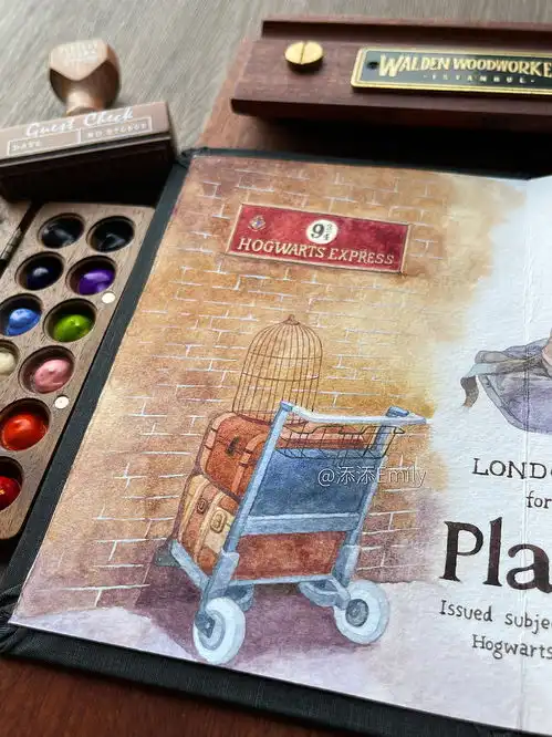 哈利波特主题手绘手帐