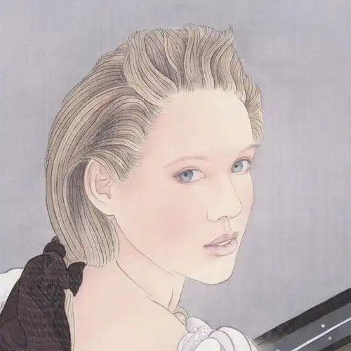 匠心画中走出来的工笔女子,绘制过程太壮观了