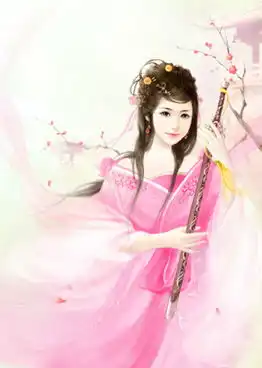 手绘美女貌美如仙十