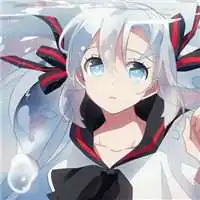 白头发女生动漫头像微信头像图片大全