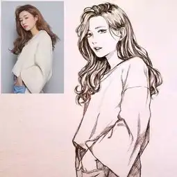 自动铅笔画出动漫美少女,我也要有一张做头像