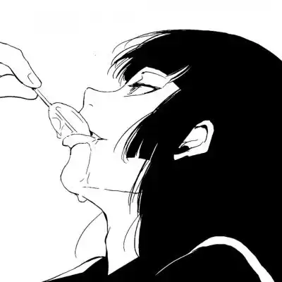 江知遇黑白动漫女头汽水降低的卡通动漫头像我要个性网