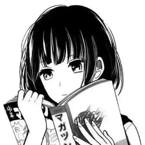 动漫黑白女生头像不要因为别人的几句话夺走你一天的快乐