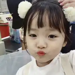 微信头像女生小孩呆萌倪