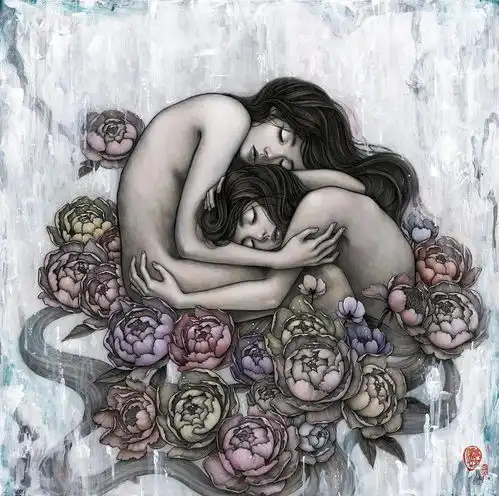 她手绘插画女孩,独特的气质,比任何头像壁纸还美