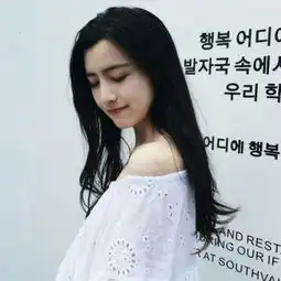 堆糖甜美女神头像美丽女生长发头像