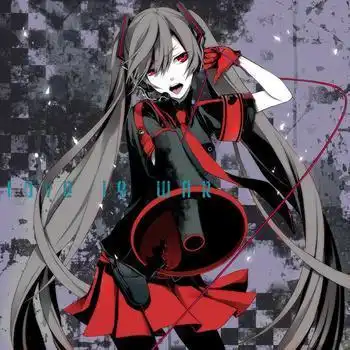 有初音家族中杂音的图片吗就是白头发的那个女孩子多发几张