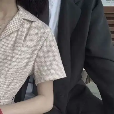 沫兮真人唯美气质成熟情侣头像