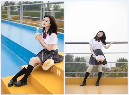 jk制服女生头像锁骨竖屏