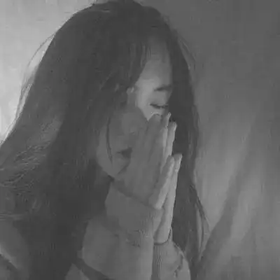 女生头像高清真人黑白女头像