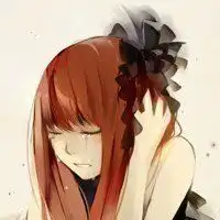 流着泪笑的动漫头像微信头像图片大全