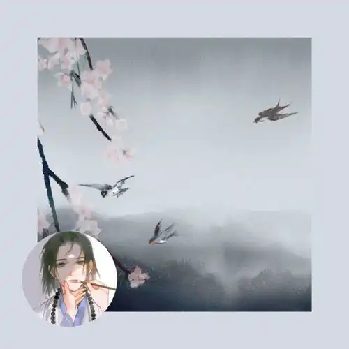 动漫套图敲搭配古风可爱丧丧动漫头像背景套图