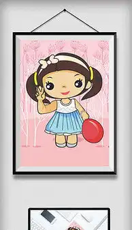 qq可爱小女孩头像简笔画