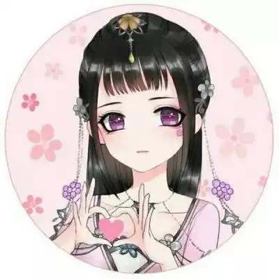 日本女孩卡通头像汉服