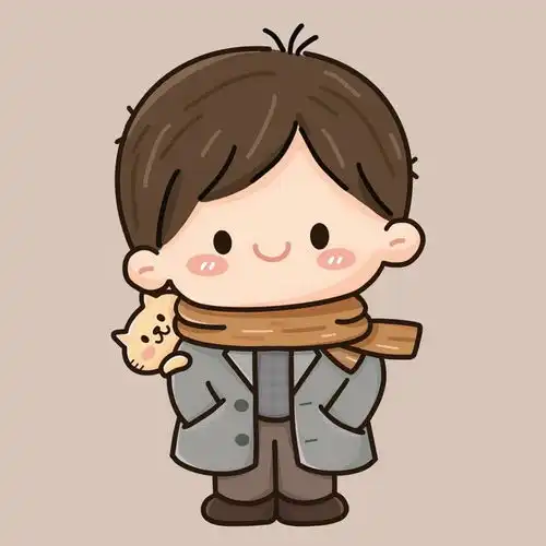 微信呆萌男孩手绘头像