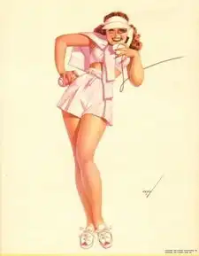 复古女人海报丰唇翘臀最性感