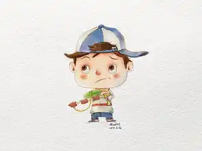 人物造型练习小女孩小男孩老头