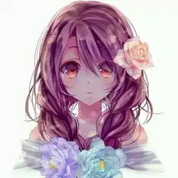 求这类白底的小清新图片,要纯白底色