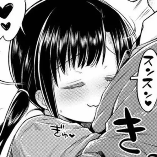 可爱黑白漫画女头