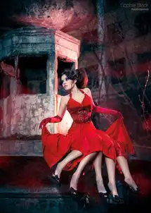 淡淡忧伤的情绪华丽美女人像摄影作品