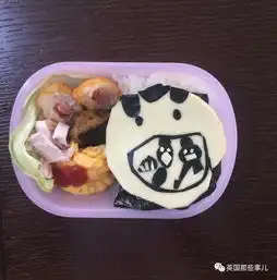 女儿要求爸爸照着涂鸦制卡通便当,这画风...