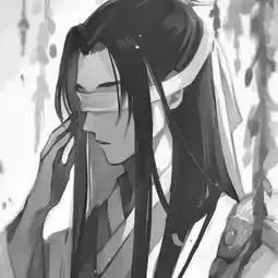 薛洋和晓星尘的黑白情头,和这张匹配的