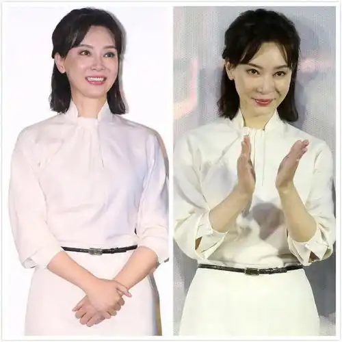 陈数保养的是真好,和小15岁的杨紫同穿白色少女裙,气场也不输