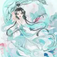 古风蓝衣女子唯美图片真人