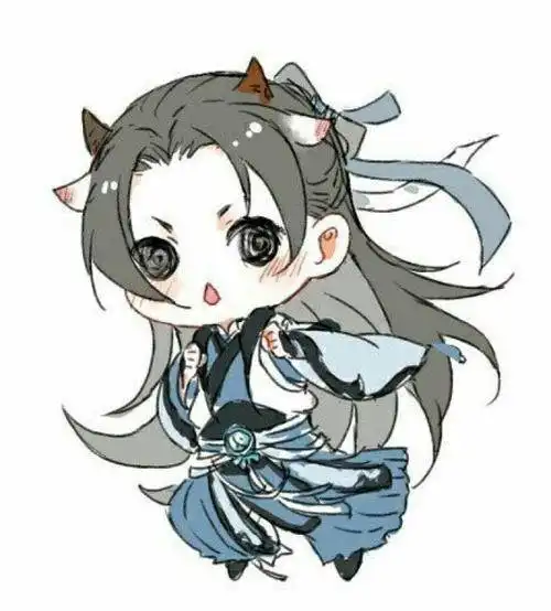 二次元男生萌图你若哭泣,我的天空就在下雨