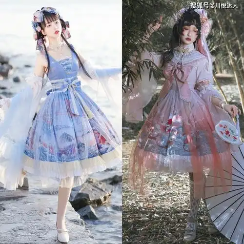 端午出游穿什么试试这些中华风洛丽塔,优雅端庄,美得出众