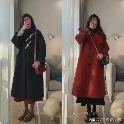 冷冬女生保暖流行时尚休闲穿搭