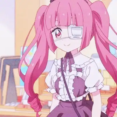 邪神与厨二病少女粉色头发动漫女卡通动漫头像我要个性网